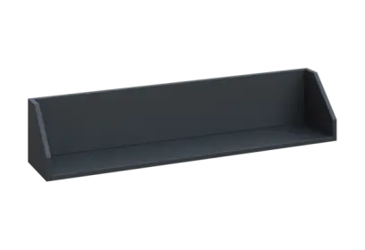 BPA - 120 police na zeď, 240x1200x240, antracit